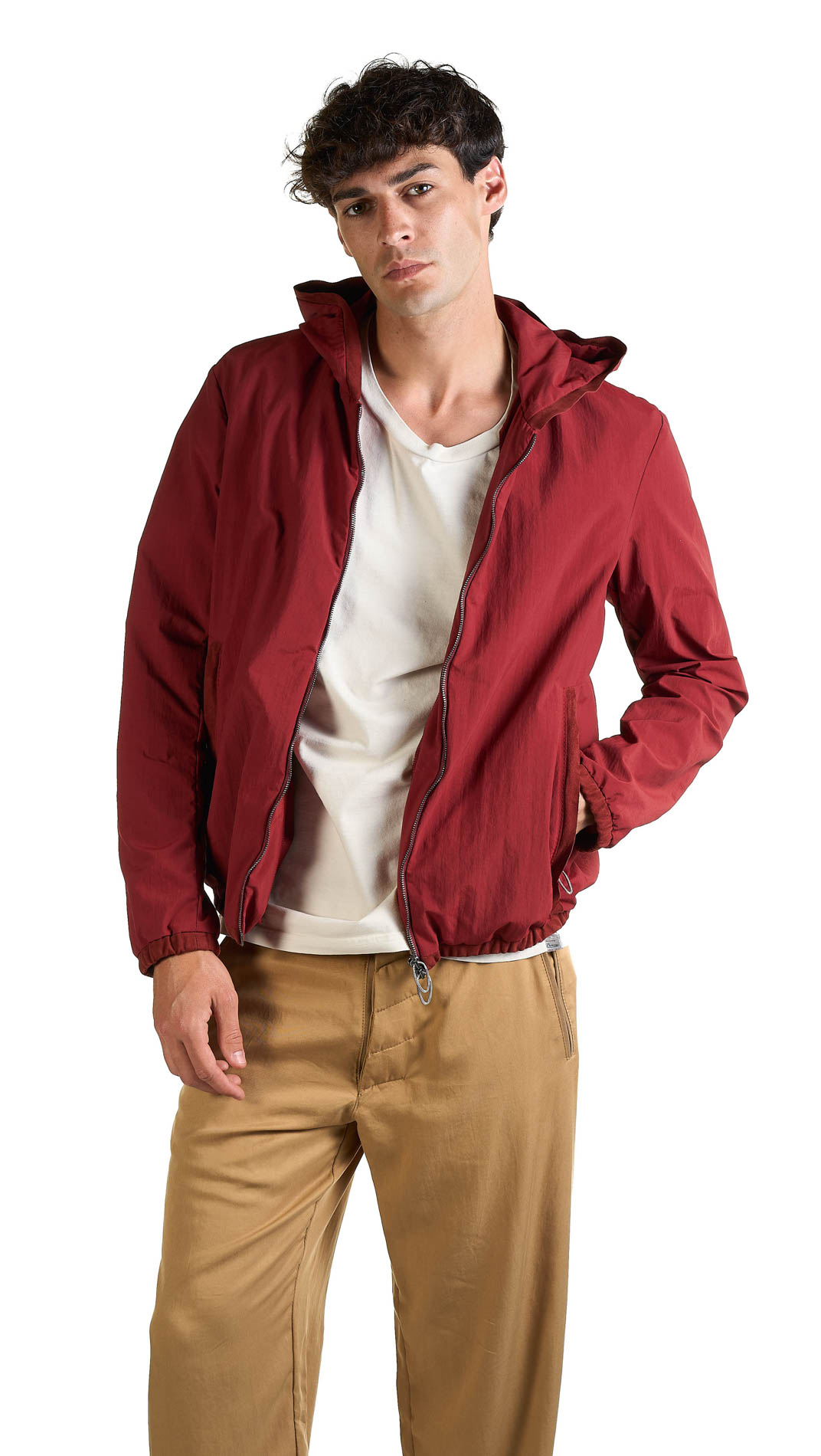 DANIELE BASTA LEATHER AND SILVER JACKET